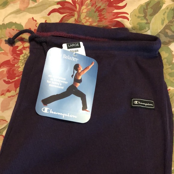Vtg CHAMPION Size Large Body Balance Dance Pull-On Ribbed Eggplant USA Made NEW - Picture 5 of 15
